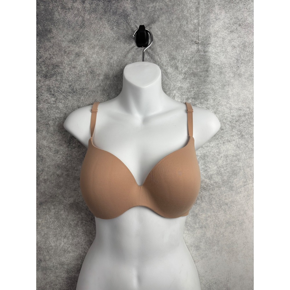 Victoria's Secret Perfect Shape Underwire Padded Tan Brown Bra Size 36C